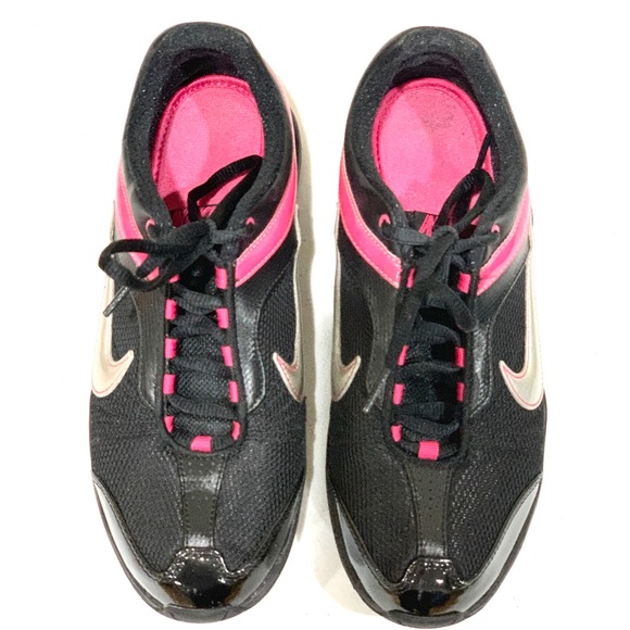 NIKE AIR Black/Hot Pink Walking Shoe (size: 7.5) - Picture 2 of 16